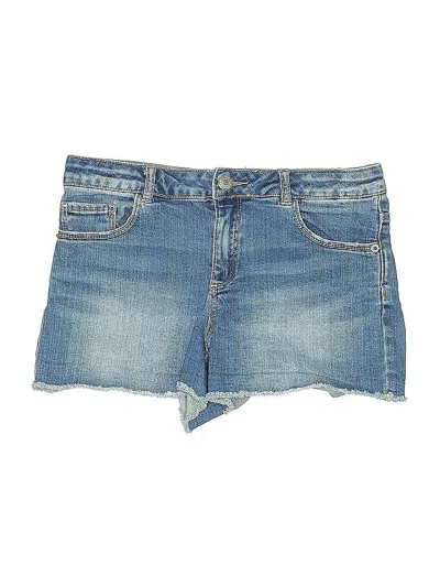 Pre-owned Zara Denim Shorts In Blue