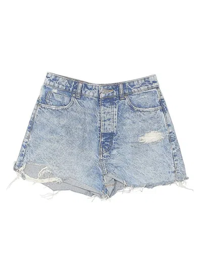 Pre-owned Zara Denim Shorts In Blue
