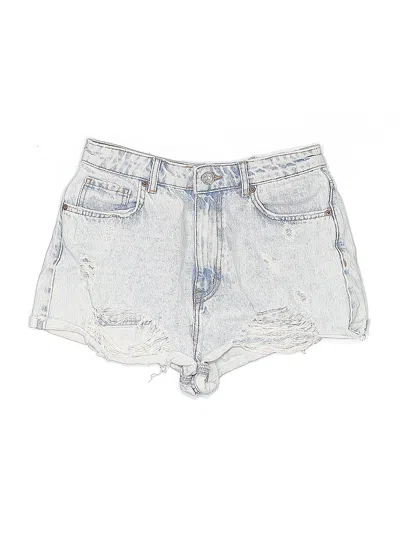 Pre-owned Zara Denim Shorts In Blue