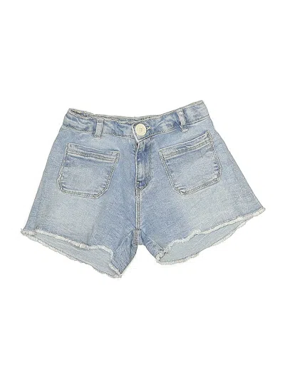 Pre-owned Zara Kids' Denim Shorts In Blue