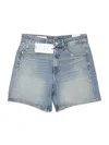 Zara Denim Shorts In Blue