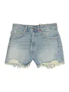Zara Denim Shorts In Blue
