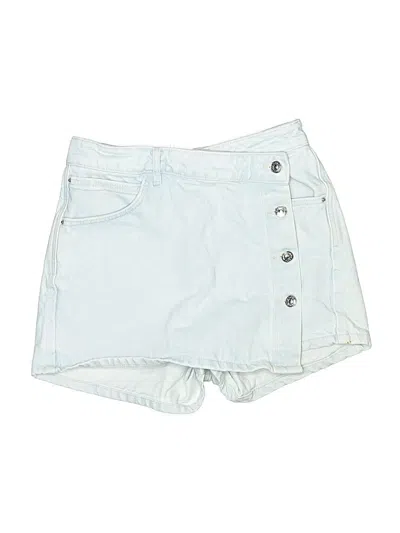 Pre-owned Zara Denim Shorts In Blue