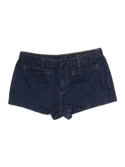 Pre-owned Zara Denim Shorts In Blue