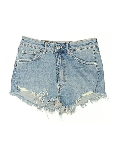 Zara Denim Shorts In Blue