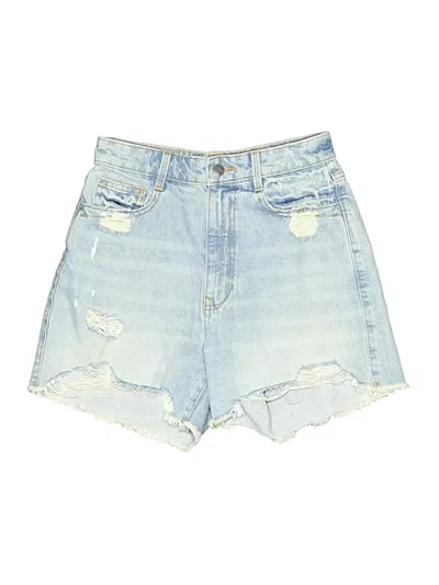 Pre-owned Zara Denim Shorts In Blue
