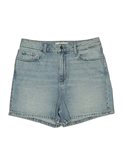 Pre-owned Zara Denim Shorts In Blue