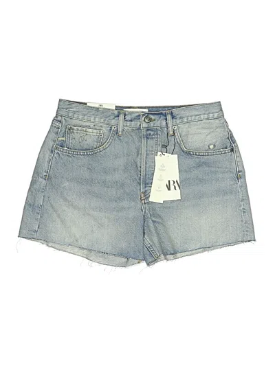 Zara Denim Shorts In Blue
