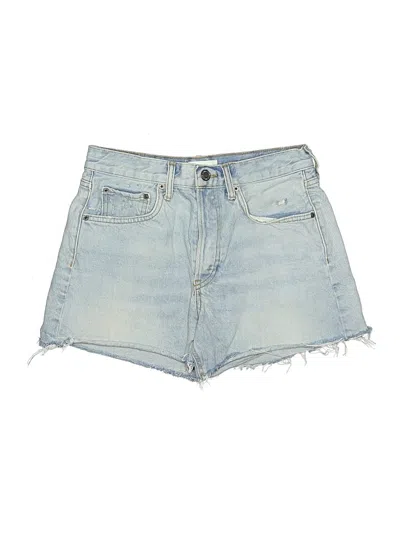 Pre-owned Zara Denim Shorts In Blue
