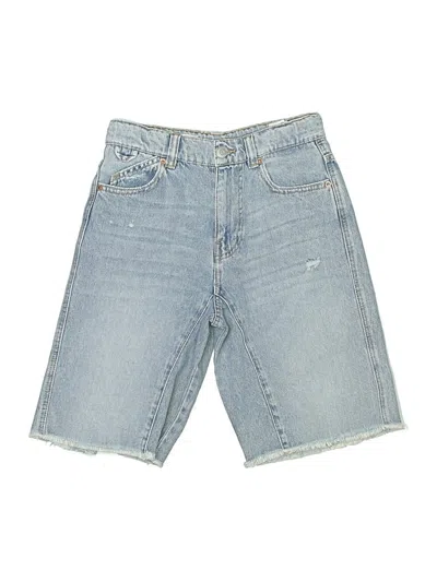 Pre-owned Zara Kids' Denim Shorts In Blue