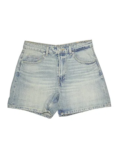 Pre-owned Zara Denim Shorts In Blue