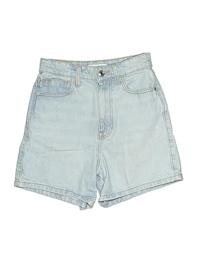 Pre-owned Zara Denim Shorts In Blue