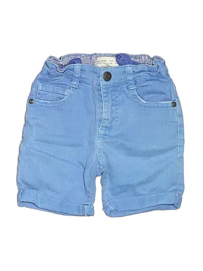 Pre-owned Zara Kids' Denim Shorts In Blue
