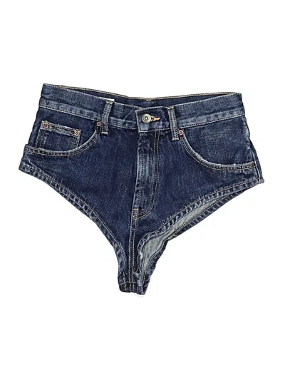 Pre-owned Zara Denim Shorts In Blue
