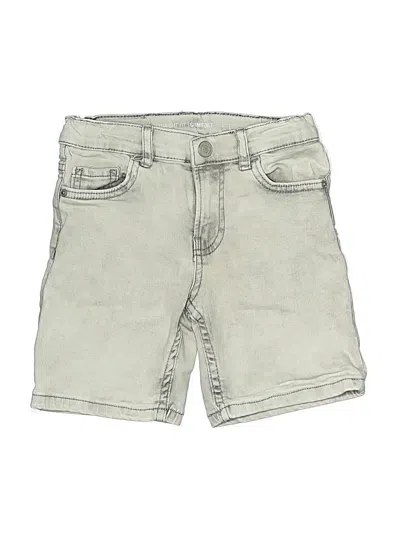 Pre-owned Zara Kids' Denim Shorts In Gray