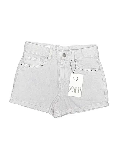 Zara Kids' Denim Shorts In Gray