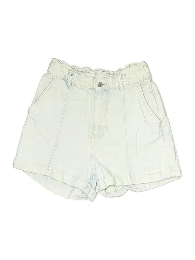 Pre-owned Zara Denim Shorts In White