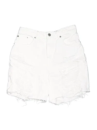Pre-owned Zara Denim Shorts In White