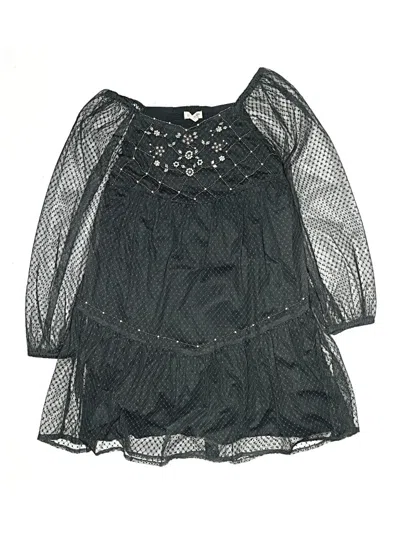 Pre-owned Zara Kids' Dress In Black