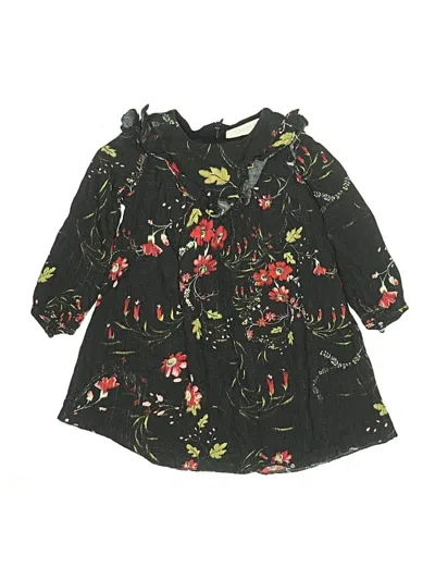 Pre-owned Zara Kids' Dress In Black