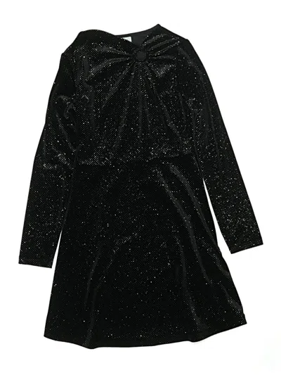 Pre-owned Zara Kids' Dress In Black