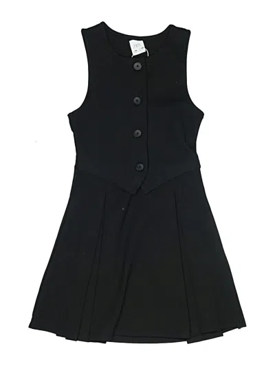 Pre-owned Zara Kids' Dress In Black