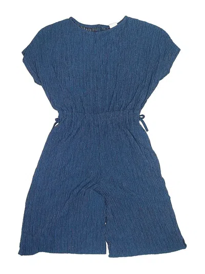 Pre-owned Zara Kids' Dress In Blue