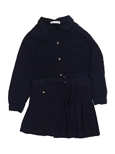 Pre-owned Zara Kids' Dress In Blue