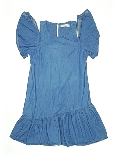 Pre-owned Zara Kids' Dress In Blue