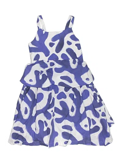 Pre-owned Zara Kids' Dress In Blue