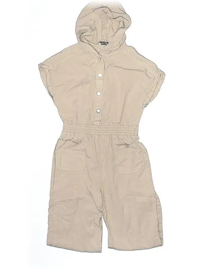 Pre-owned Zara Kids' Dress In Brown