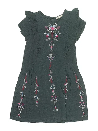 Pre-owned Zara Kids' Dress In Gray
