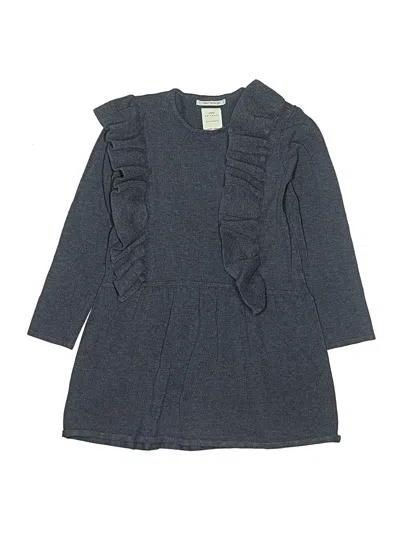 Pre-owned Zara Kids' Dress In Gray