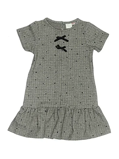 Pre-owned Zara Kids' Dress In Gray