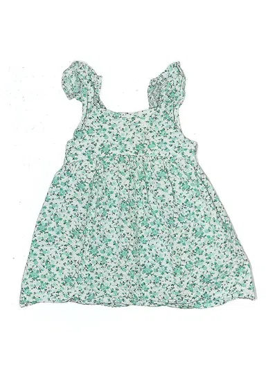 Pre-owned Zara Kids' Dress In Green