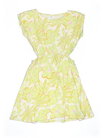 Pre-owned Zara Kids' Dress In Green