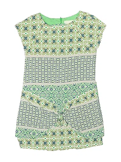 Pre-owned Zara Kids' Dress In Green