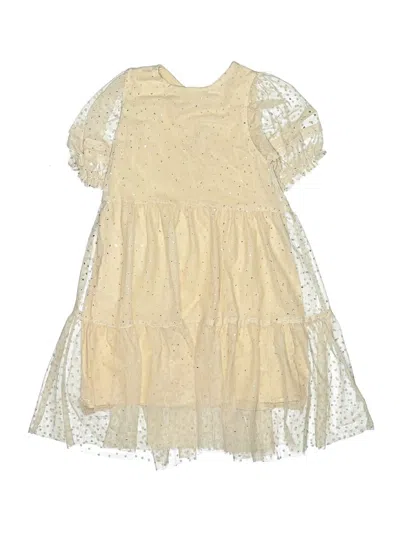 Pre-owned Zara Kids' Dress In Ivory