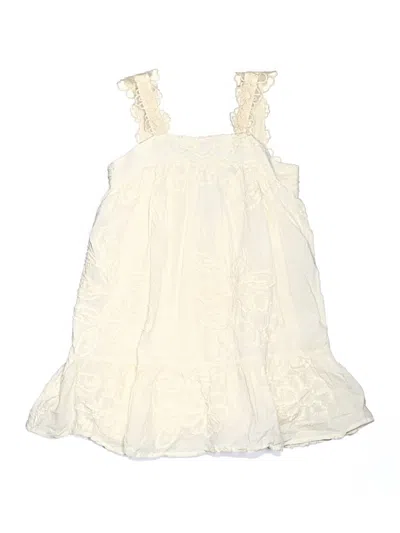 Pre-owned Zara Kids' Dress In Ivory