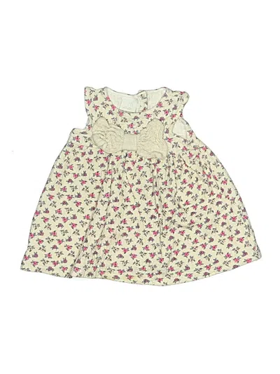 Pre-owned Zara Kids' Dress In Ivory