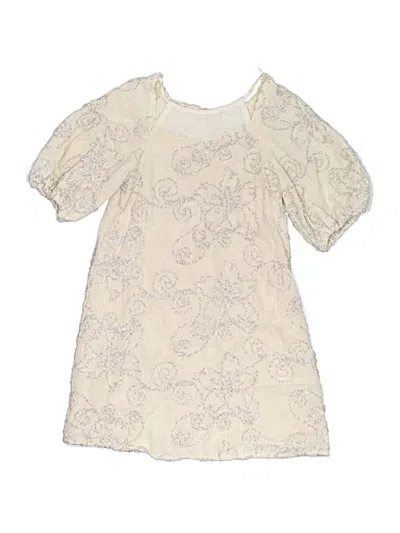 Pre-owned Zara Kids' Dress In Ivory