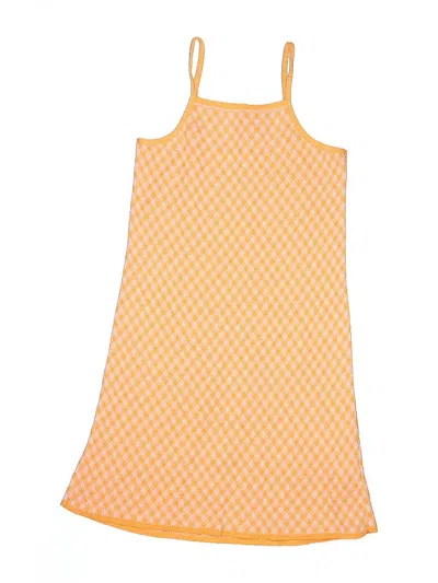 Pre-owned Zara Kids' Dress In Orange