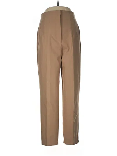 Pre-owned Zara Dress Pants In Brown