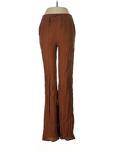 Pre-owned Zara Dress Pants In Brown