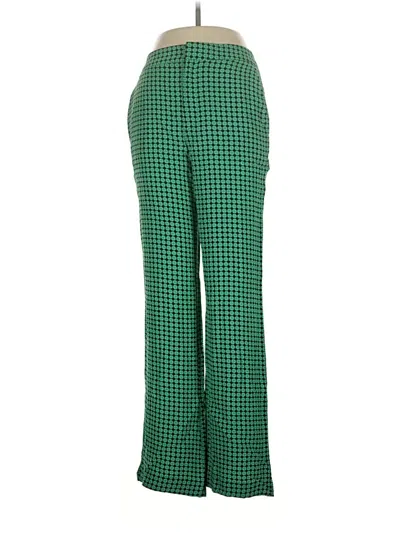 Pre-owned Zara Dress Pants In Green