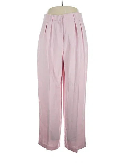 Pre-owned Zara Dress Pants In Pink