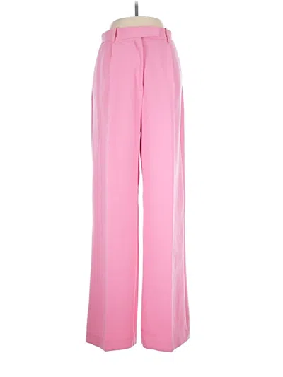 Pre-owned Zara Dress Pants In Pink