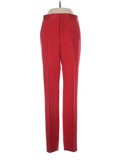 Pre-owned Zara Dress Pants In Red