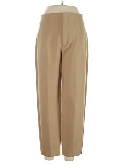 Pre-owned Zara Dress Pants In Tan