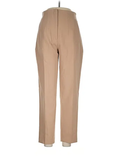 Pre-owned Zara Dress Pants In Tan